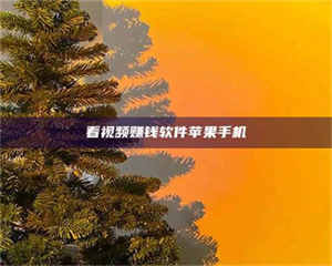 湛江看视频赚钱软件苹果手机 第1张